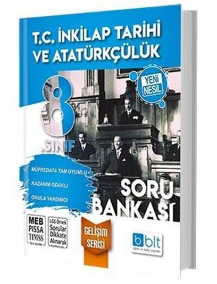 Bulut Eğitim Yayınları  8. Sınıf T.C İnkılap Tarihi ve Atatürkçülük Gelişim Soru Bankası