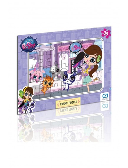 Ca Lıttlest Pet Shop Frame Puzzle 35 Parça 5018-5019