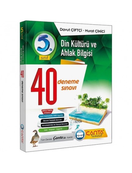 Çanta Yayınları 5. Sınıf Din Kültürü Ve Ahlak Bilgisi Deneme