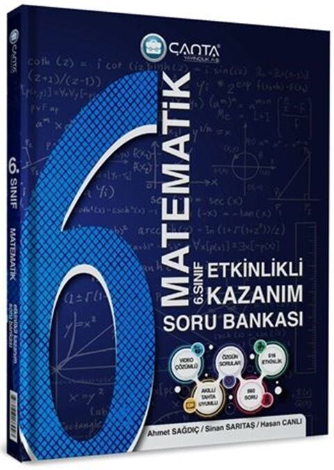 Çanta Yayınları 6. Sınıf Matematik Etkinlikli Kazanım Soru Bankası