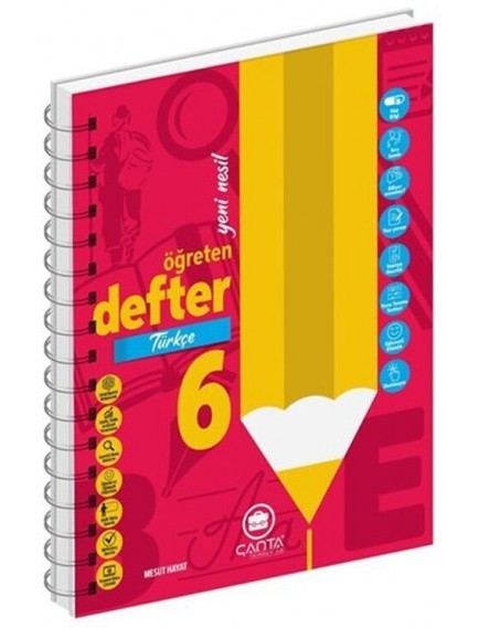 Çanta Yayınları 6. Sınıf Türkçe Okula Yardımcı Öğreten Defter