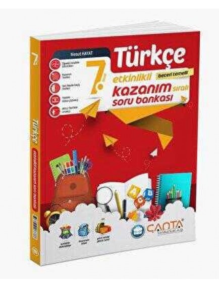 Çanta Yayınları 7. Sınıf Türkçe Etkinlikli Kazanım Soru Bankası 