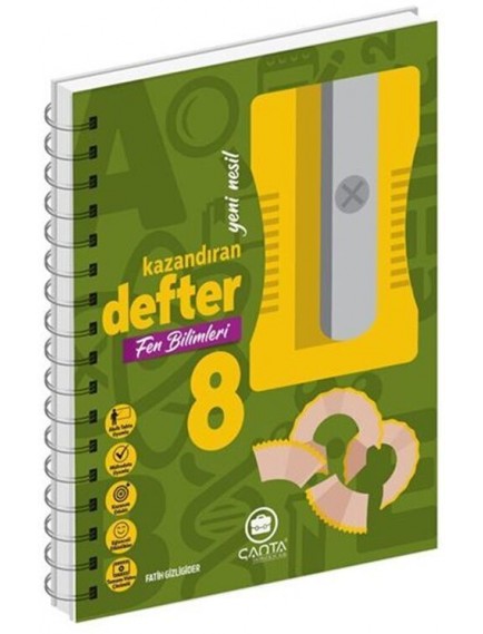 Çanta Yayınları 8. Sınıf Fen Bilimleri Okula Yardımcı Kazandıran Defter