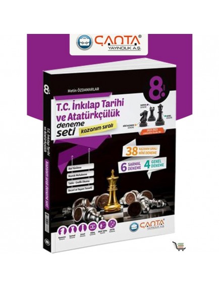 Çanta Yayınları 8. Sınıf İnkılap Tarihi Kazanım Sıralı Deneme Seti