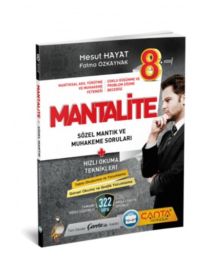 Çanta Yayınları 8. Sınıf Mantalite Sözel Mantık Ve Muhakeme Soruları