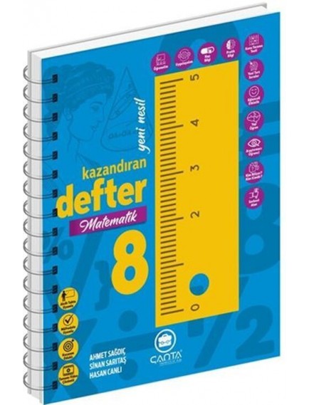 Çanta Yayınları 8. Sınıf Matematik Okula Yardımcı Kazandıran Defter