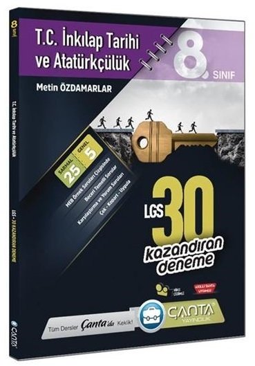 Çanta Yayınları 8. Sınıf T.C İnkılap Tarihi ve Atatürkçülük Kazandıran Deneme