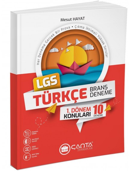 Çanta Yayınları 8. Sınıf Türkçe 1.Dönem Lgs Branş Deneme