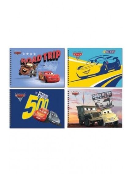 Keskin Color 15 Yaprak 17X25 Spiralli Cars Resim Defteri 300115-33
