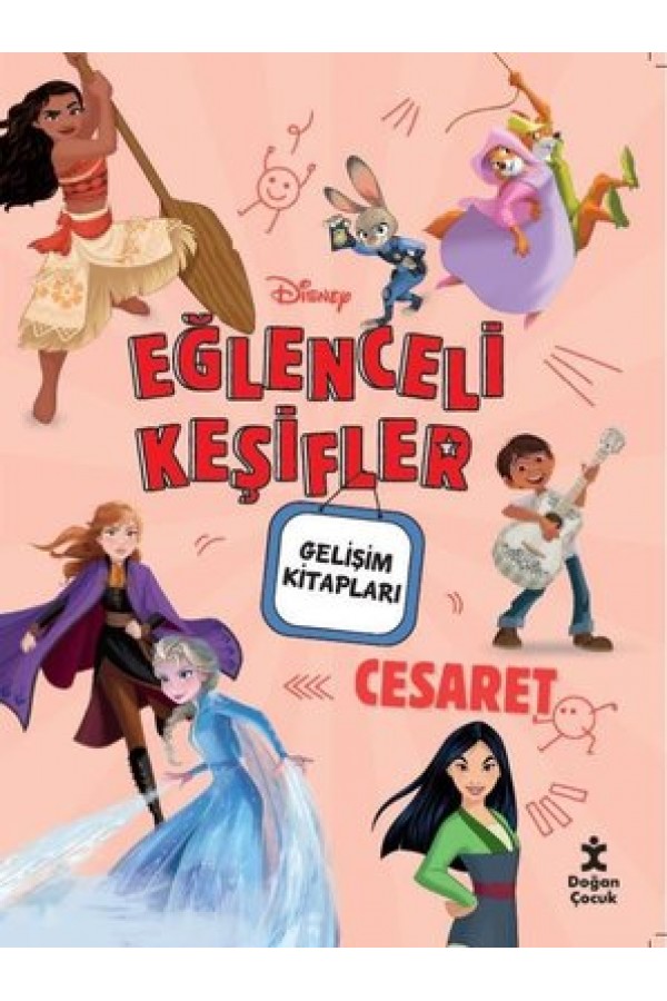 Cesaret Gelişim Kitabı / Disney Eğlenceli Keşifler - Kolektif - Doğan Çocuk Yayınları