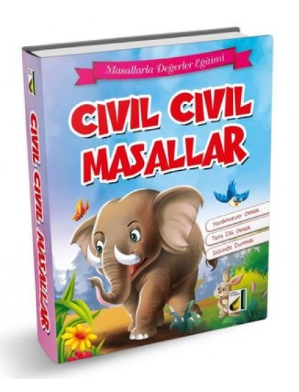 Cıvıl Cıvıl Masallar (Ciltli) /Masallarla Değerler Eğitimi - Kolektif - Damla Yayınları