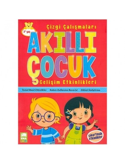 Çizgi Çalışmaları / Akıllı Çocuk Gelişim Etkinlikleri - Kolektif - Ema Çocuk Yayınları