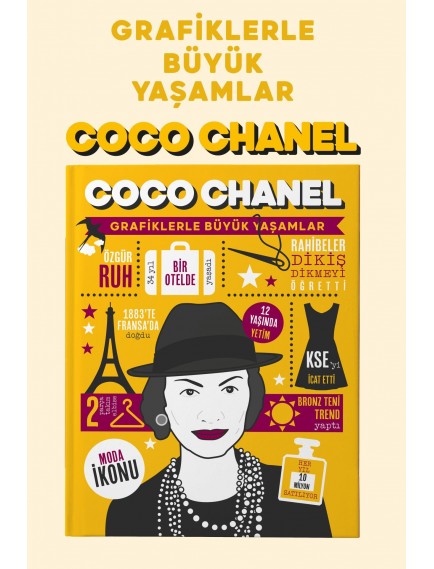 Coco Chanel (Sert Kapak) - Zarife Üspolat Yazıcı - Mor Elma Yayınları