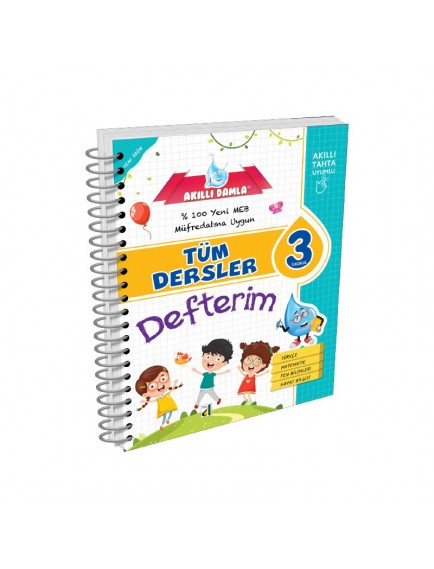 Damla Yayınları 3. Sınıf Tüm Dersler Defterim 