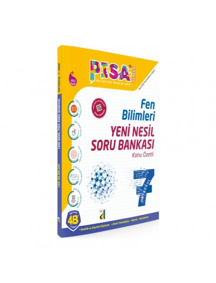 Damla Yayınları 7. Sınıf Pisa Fen Bilimleri Yeni Nesil Soru Bankası 