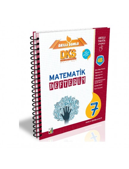 Damla Yayınları 7. Sınıf Dks 4B Matematik Defterim
