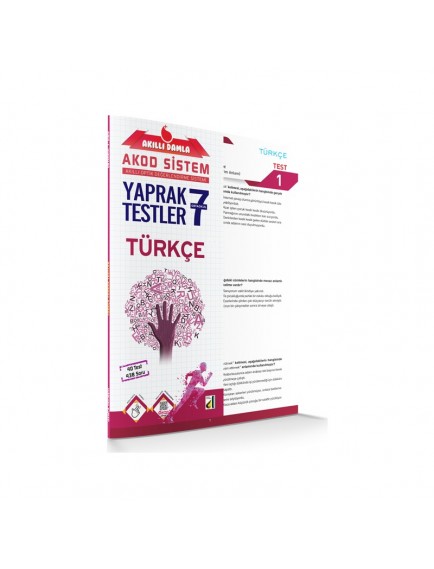 Damla Yayınları 7. Sınıf Akıllı Damla Türkçe Yaprak Test