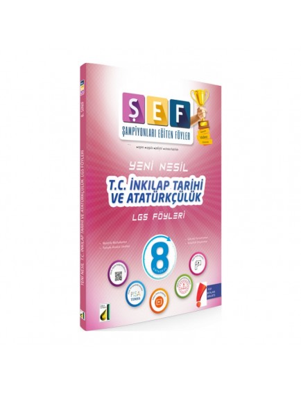Damla Yayınları 8. Sınıf Yeni Nesil T.C. İnkılap Tarihi Ve Atatürkçülük Lgs Föyleri