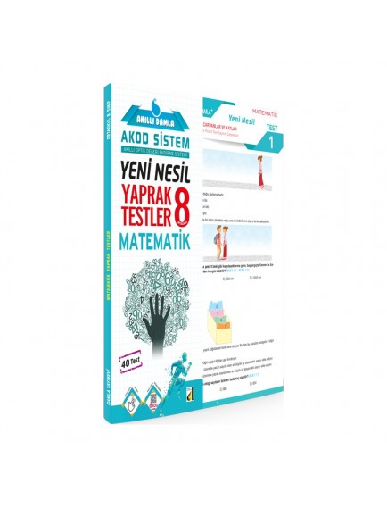 Damla Yayınları 8. Sınıf Akıllı Damla Yeni Nesil Matematik Yaprak Test