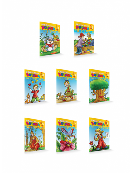 Damla Yayınları Bitkiler Alemi Boyama (8 Kitap)