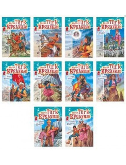 Damla Büyük Türk Efsaneleri / 10 Kitap - Kolektif - Damla Yayınları