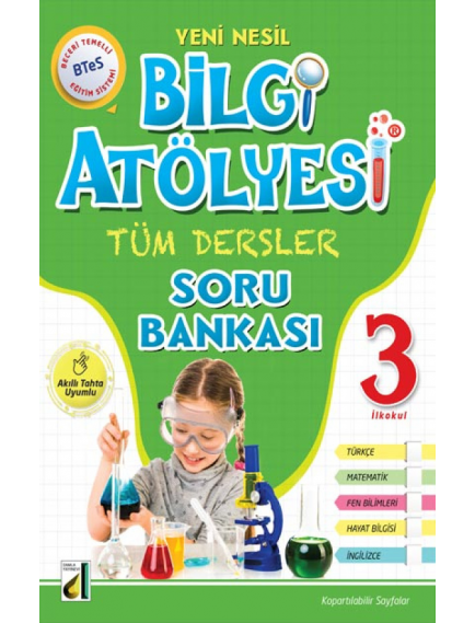 Damla Yayınları 3. Sınıf Bilgi Atölyesi Yeni Nesil Tüm Dersler Soru Bankası