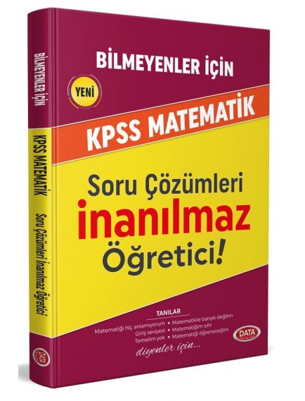 Data Yayınları Kpss Matematik Bilmeyenler İçin