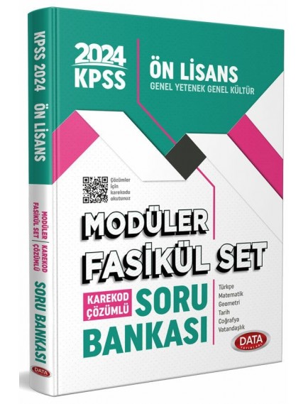 Data Yayınları Kpss Ön Lisans Soru Bankası Modüler Fasikül Set Karekod Çözümlü 