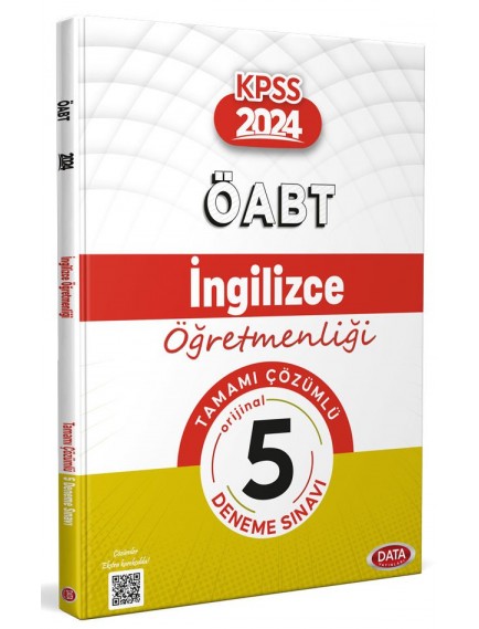 Data Yayınları Öabt İngilizce Çözümlü 5 Deneme Sınavı 