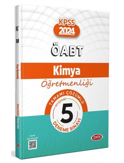 Data Yayınları Öabt Kimya Tamamı Çözümlü 5 Deneme Sınavı 