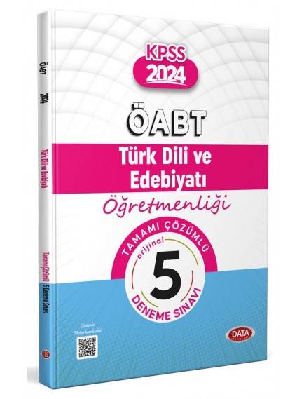 Data Yayınları Öabt Türk Dili Ve Edebiyatı Tamamı Çözümlü 5 Deneme Sınavı 