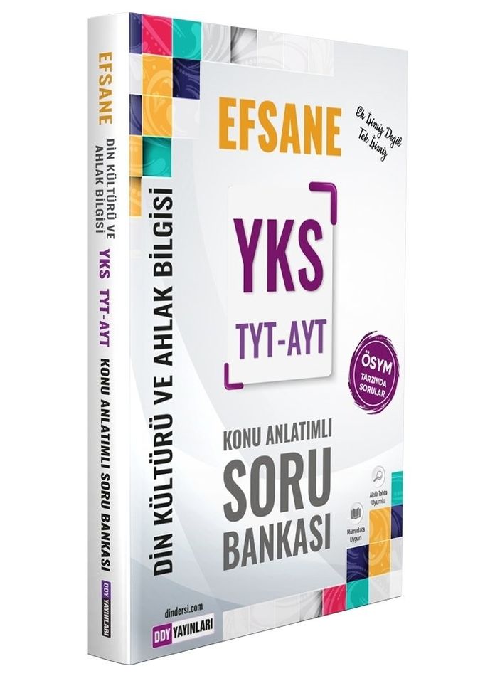 Ddy Yayınları Tyt-Ayt Din Kültürü ve Ahlak Bilgisi Efsane Konu Anlatımlı Soru Bankası