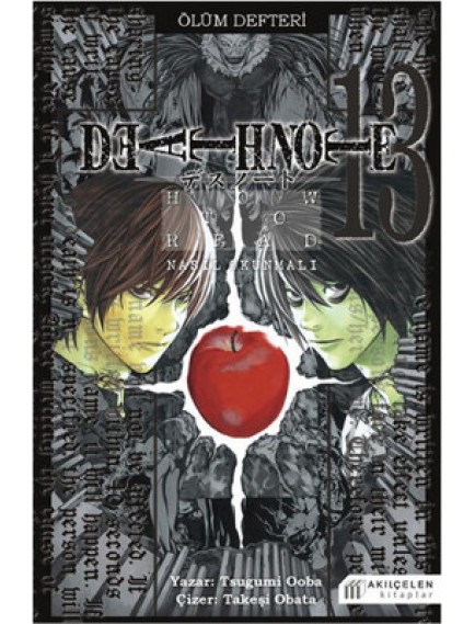 Death Note / Ölüm Defteri Cilt: 13 - Tsugumi Ooba - Akılçelen Yayınları