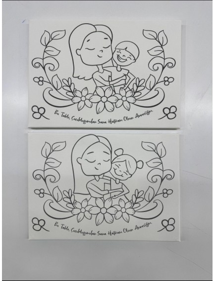 Decomor 25X35 Baskılı Canvas Tuval Anneler Gününe Özel (1 Adet)