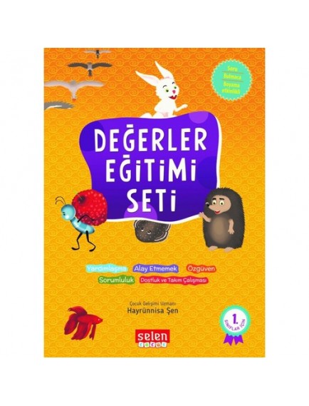 Değerler Eğitimi Seti (5 Kitap) - Hayrünnisa Şen - Selen Çocuk Yayınları