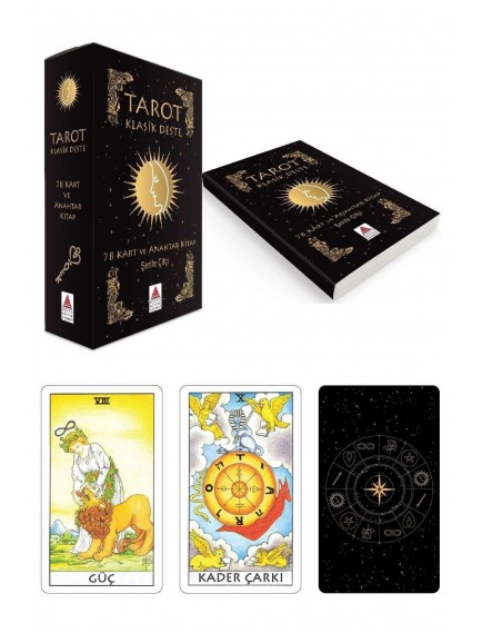 Delta Kültür Yayınevi Tarot Klasik Deste 78 Kart Ve Anahtar Kitap