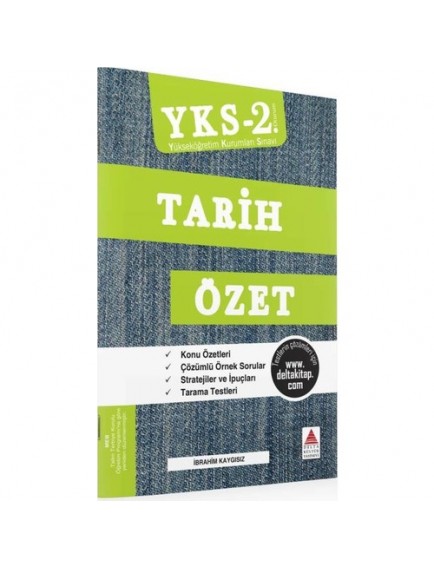 Delta Kültür Yayınları Ayt Tarih Özet