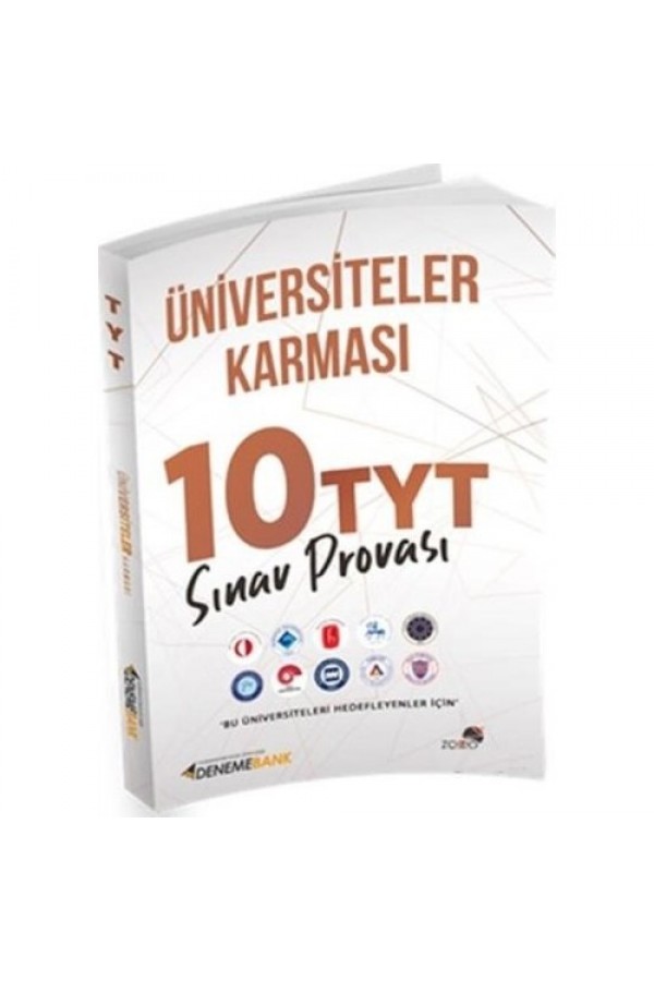 Denemebank Yayınları Tyt Üniversiteler Karması 10 Sınav Provası