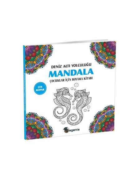 Deniz Altı Yolculuğu-Çocuklar İçin Mandala Boyama Kitabı