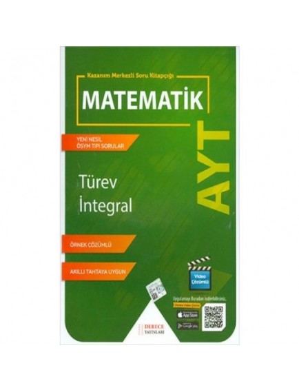 Derece Yayınları Ayt Matematik Türev İntegral