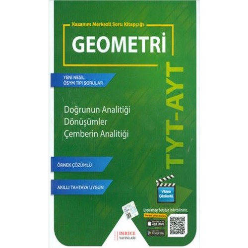 Derece Yayınları Tyt-Ayt Geometri Doğrunun Analitiği-Dönüşümler-Çemberin Analitiği