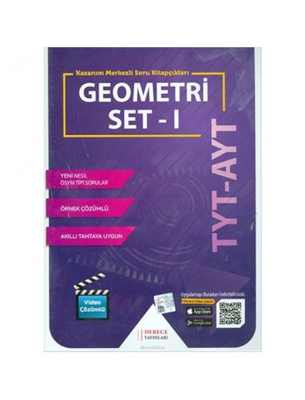 Derece Yayınları Tyt-Ayt Geometri Set-I