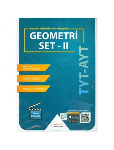Derece Yayınları Tyt-Ayt Geometri Set-Iı