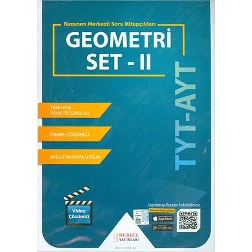 Derece Yayınları Tyt-Ayt Geometri Set-Iı