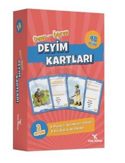 Deyim Kartları Oyna-Öğren - Feyyaz Ulaş - Yeti Kitap