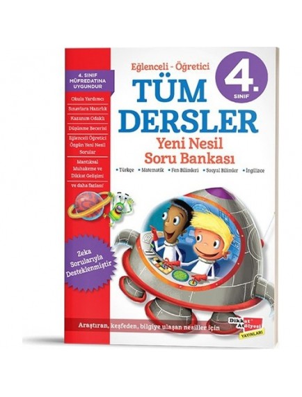 Dikkat Atölyesi Yayınları 4. Sınıf Tüm Dersler Yeni Nesil Soru Bankası