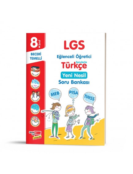 Dikkat Atölyesi Yayınları 8. Sınıf Lgs Türkçe Yeni Nesil Soru Bankası