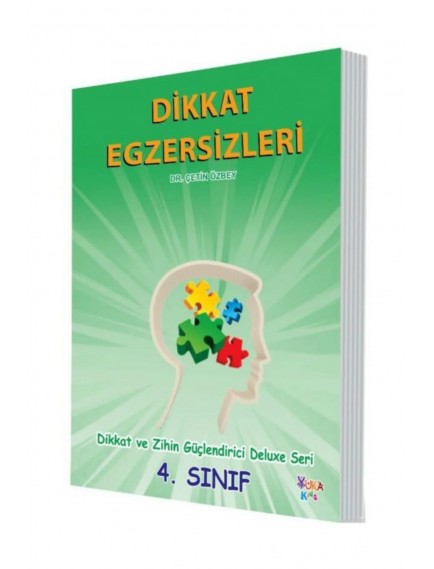 Dikkat Egzersizleri 4. Sınıf - Çetin Özbey - Yuka Kids Yayınları