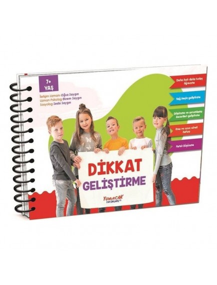 Dikkat Geliştirme 7+ Yaş - Kolektif - Yumurcak Yayınları