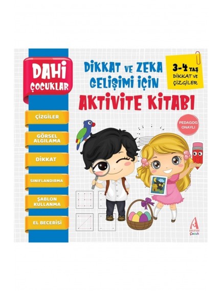 Çizgiler / Dahi Çocuklar (3 4 Yaş) - Kolektif - Arunas Yayınları